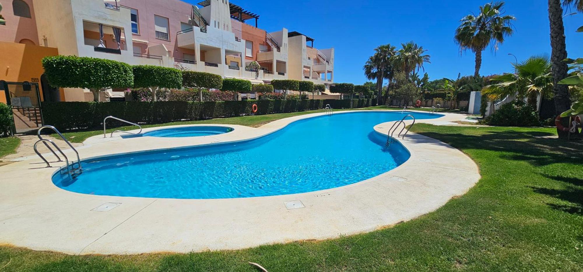 Homes of Spain, Apartamentos Paraíso Vera Playa, Ático Q, Suite Fatu Hiva con piscina privada en solárium, vistas mar en PRIMERA LINEA de PLAYA, WIFI Exterior foto